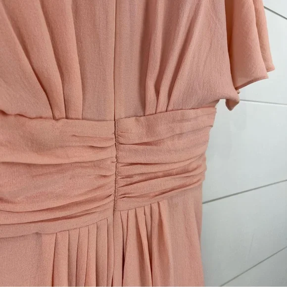 striped collared midi dress Miya Collared Midi Dress in Natural